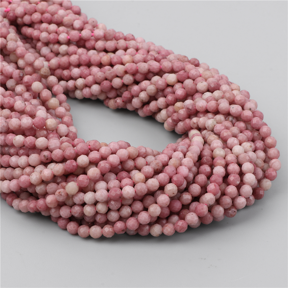Jewelry Making Using Beads - 2 3 4mm Natural Rhodochrosite Stone
