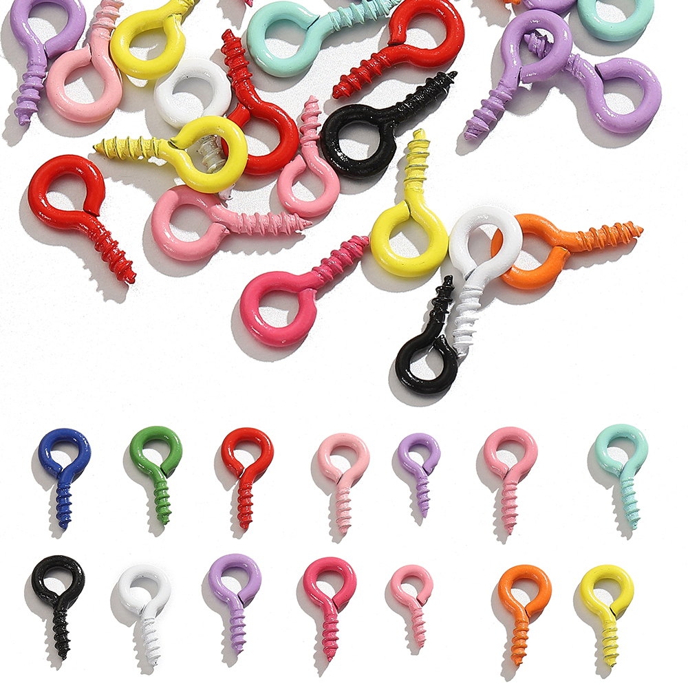 Jewelry Making Drill - 100pcs Color Small Spiral Sheep Horn