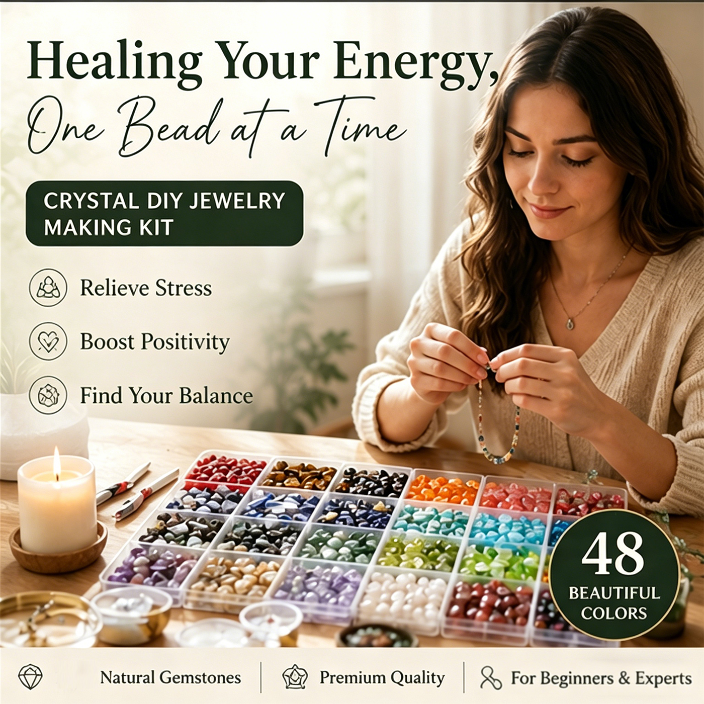 Jewelry Making The Well - Crystal DIY Jewelry Making Kit Emotional