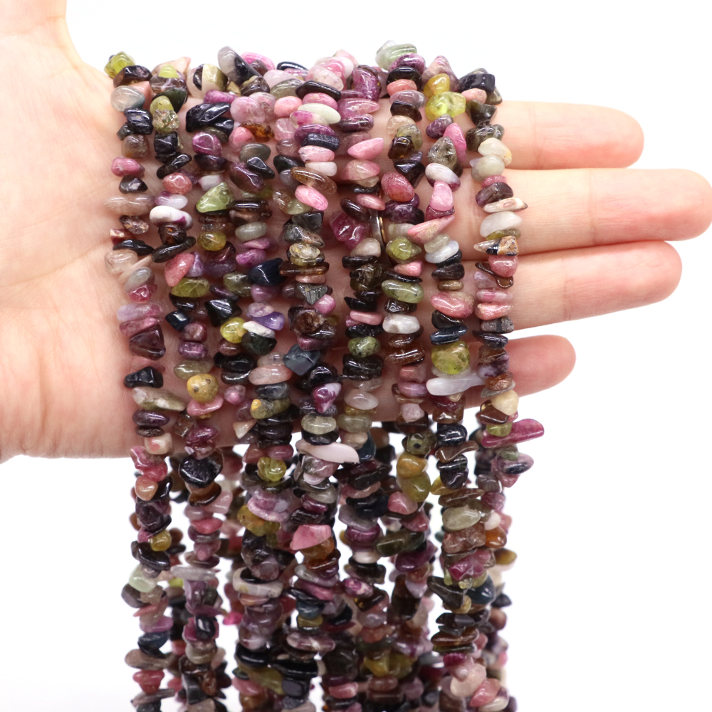 Jewelry Making Drill - Irregular Natural Color Tourmaline Stone Gravel