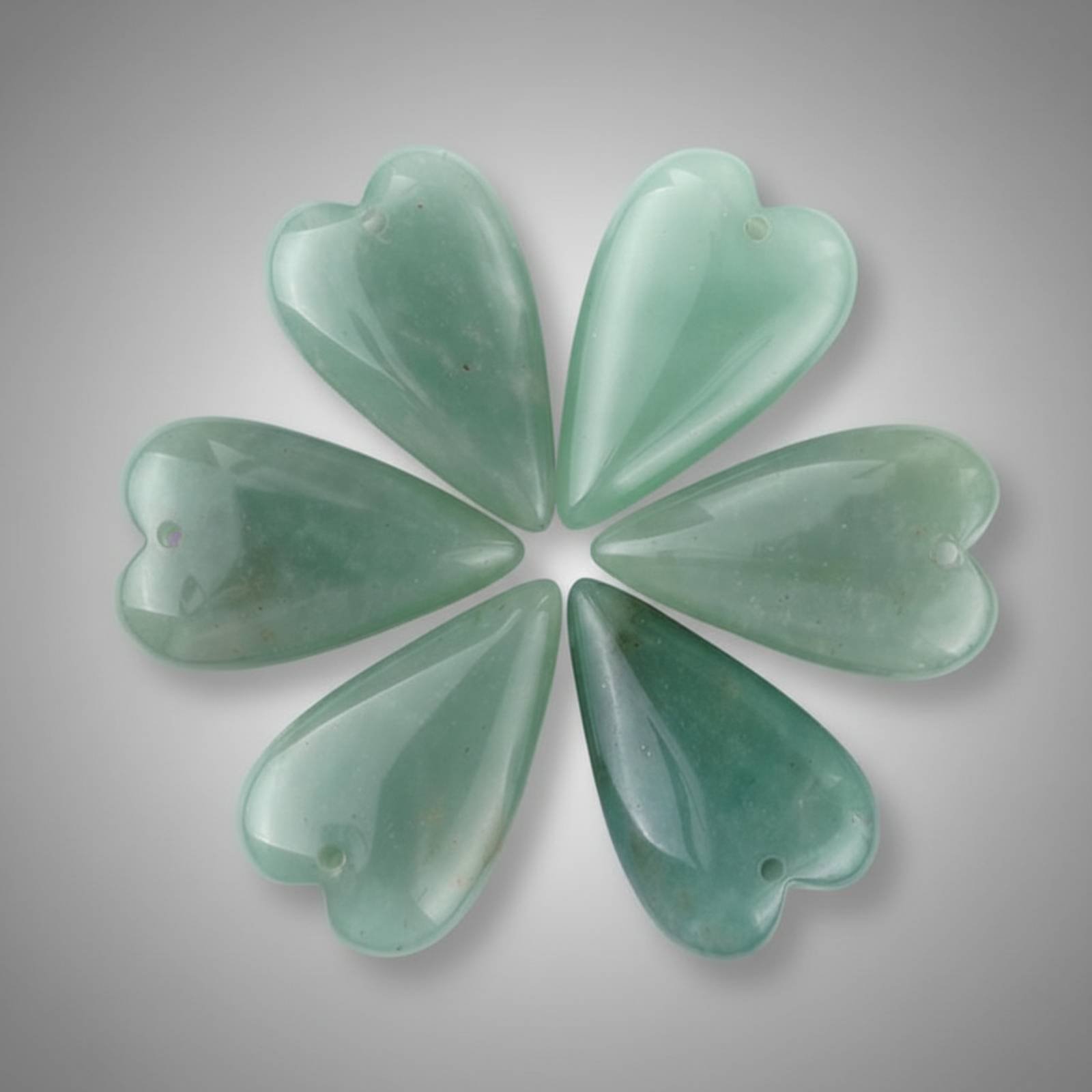 Jewelry Making Using Beads - Heart Shaped Stone Drop Bulk Pack