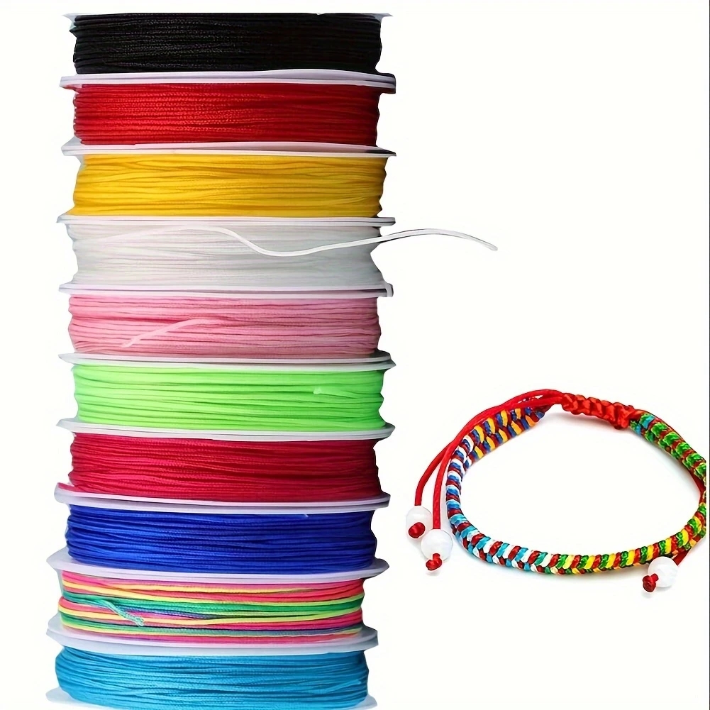 Jewelry Making Yarn - 10pcs Random color, thread, woven rope,