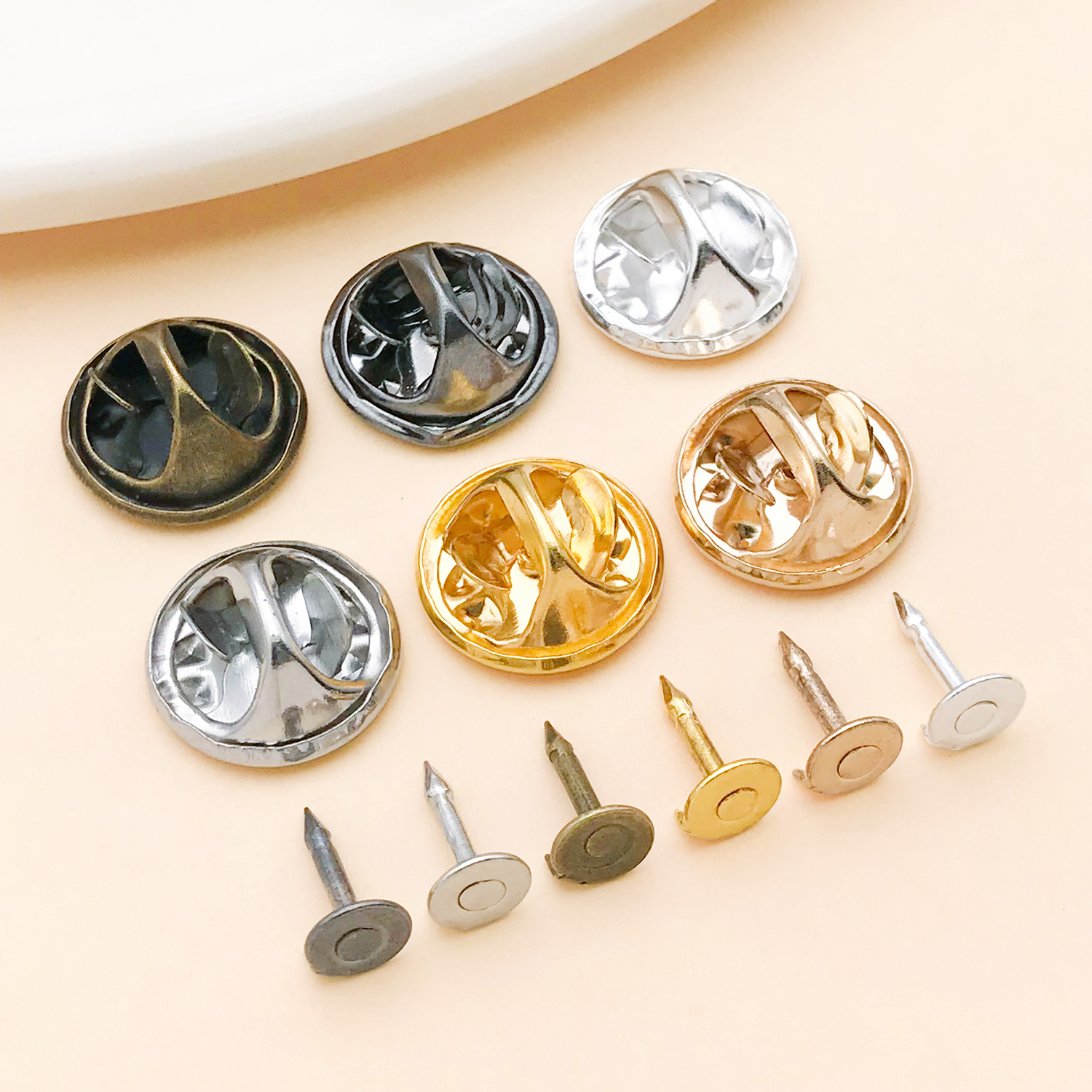 Jewelry Making Name - 50pcs 8mm 11mm Pin+ Back Stabbing