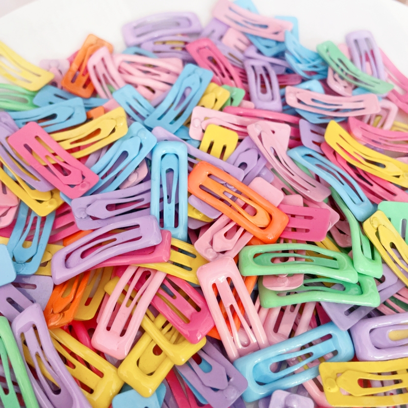 Jewelry Making For Kids - 10/30/50pcs 3cm Rectangle Hairclip Candy BB