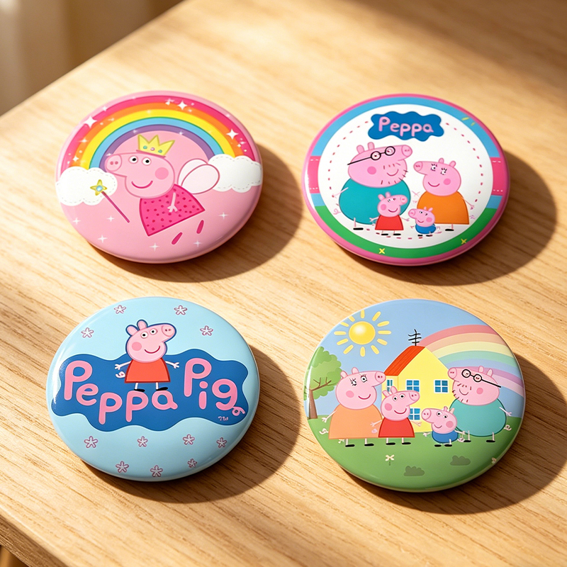 Jewelry Making For Kids - New Peppa Pig Kawaii Enamel Pins