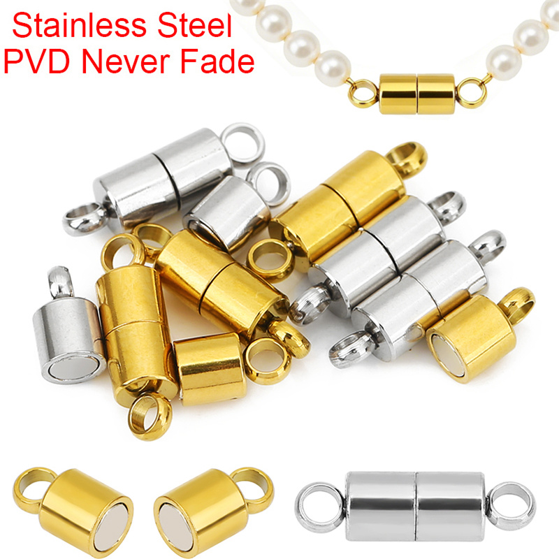 Jewelry Making Name - 2pcs 14mm Stainless Steel Necklace Clasps