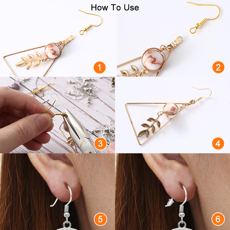 100PCS 20x17mm Earrings Clasps - Jewelry Making Using Beads บทวิจารณ์และราคา