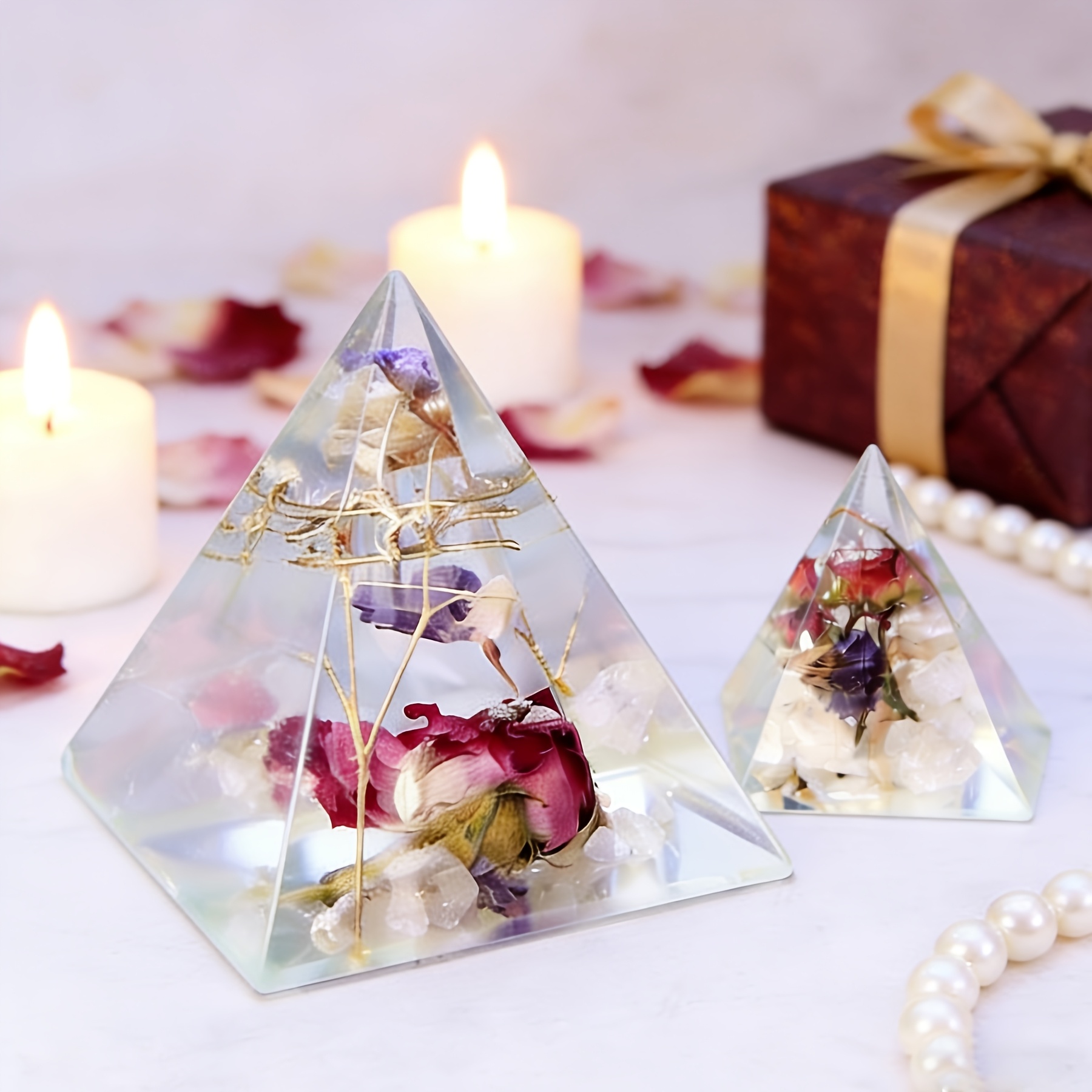 5pc- Pyramid resin molds of va - Resin Mold Jewelry บทวิจารณ์และราคา