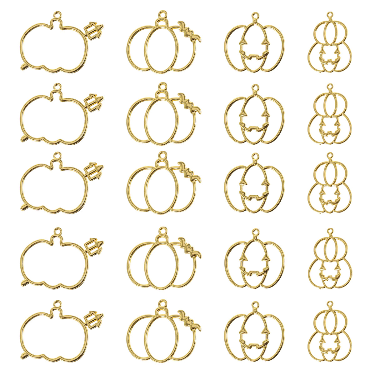 20Pcs DIY Pumpkin Resin Pendan - Jewelry Making Resin บทวิจารณ์และราคา