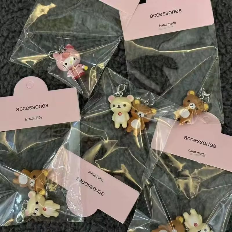 Rilakkuma Keychain Cute Kawaii - Jewelry Making Resin บทวิจารณ์และราคา