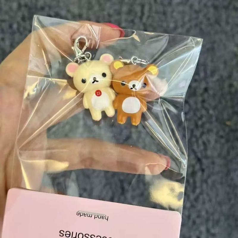 Rilakkuma Keychain Cute Kawaii - Jewelry Making Resin บทวิจารณ์และราคา