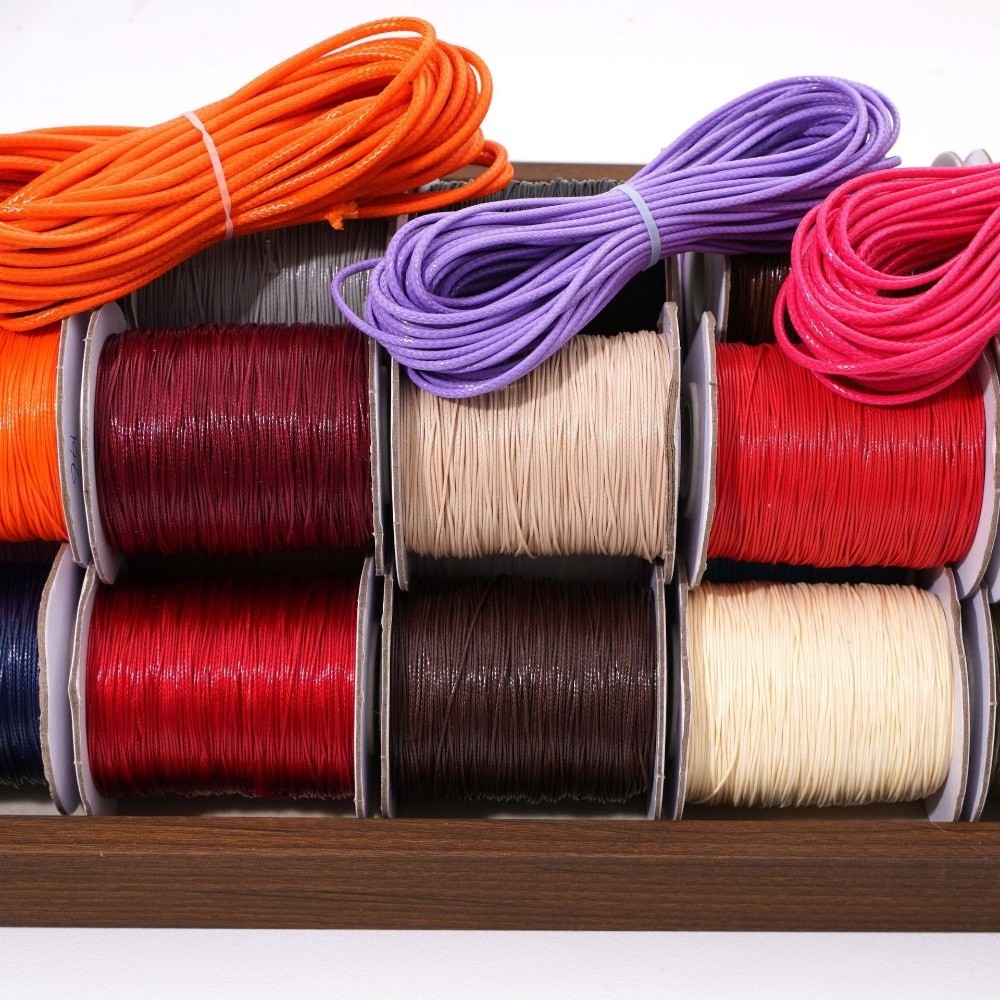 New 1mm 100Yards Waxed Thread  - Jewelry Making Wax บทวิจารณ์และราคา