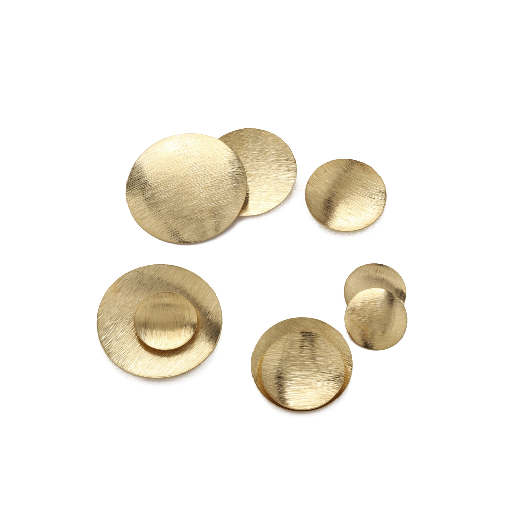 Raw Brass Brushed Round Convex - Jewelry Making Hammer บทวิจารณ์และราคา