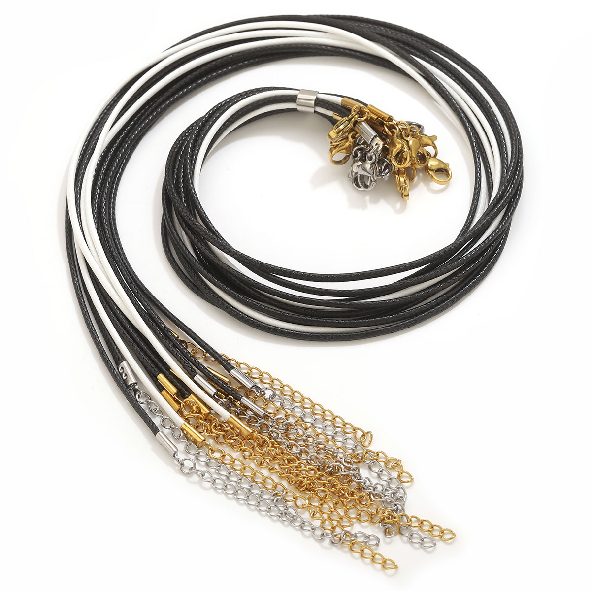 5pcs Leather Cord Necklace Wit - Jewelry Making Wax บทวิจารณ์และราคา