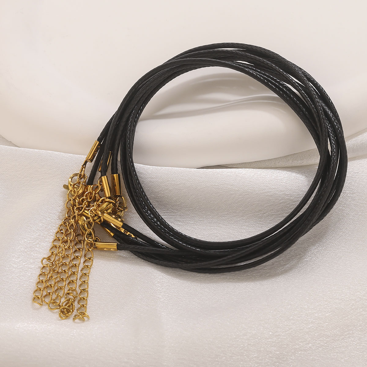 5pcs Leather Cord Necklace Wit - Jewelry Making Wax บทวิจารณ์และราคา