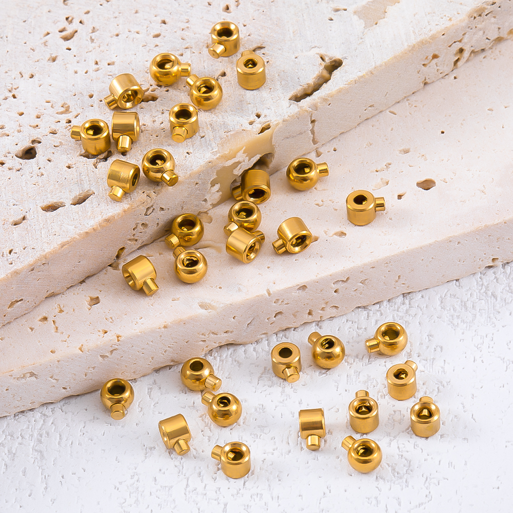 10pcs 20pcs Gold Plated Stainl - Jewelry Making Yarn บทวิจารณ์และราคา