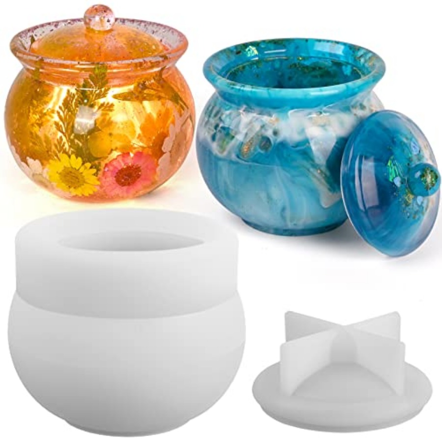 Jar Silicone Molds, Jar Resin  - Resin Mold Jewelry บทวิจารณ์และราคา