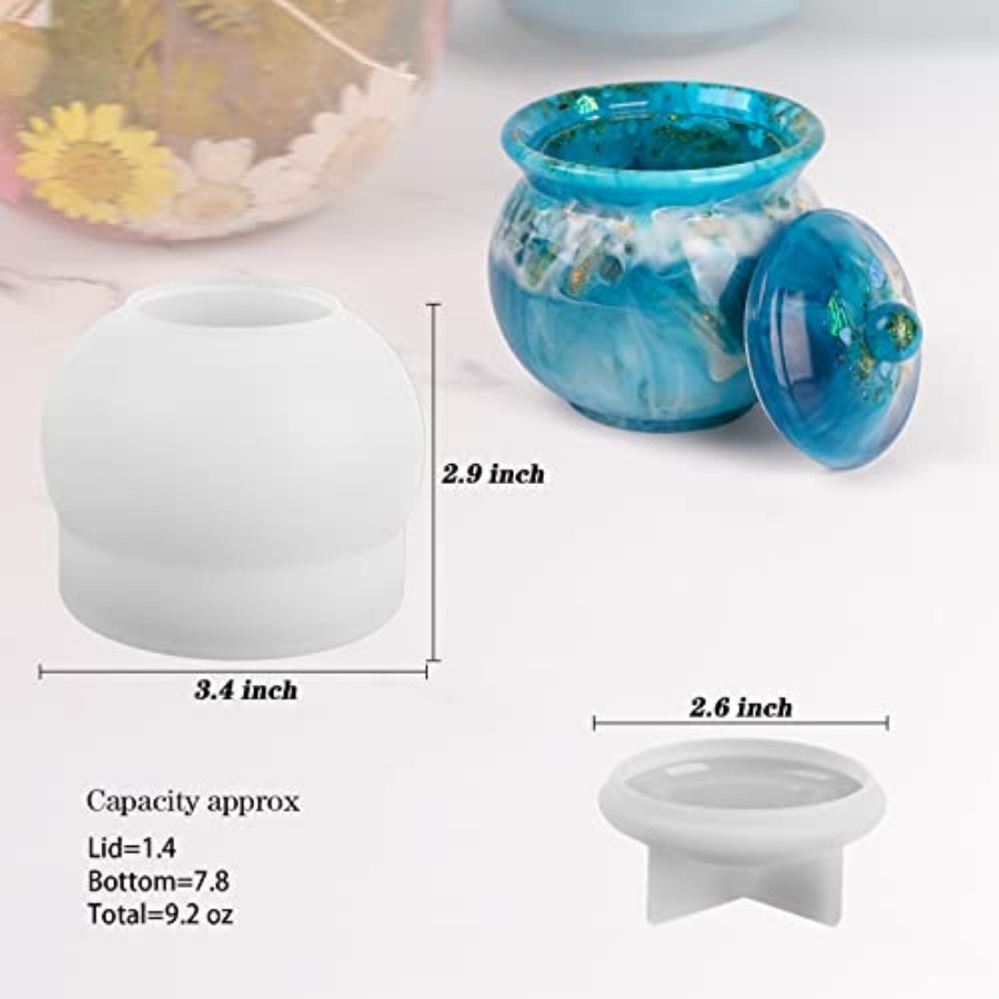 Jar Silicone Molds, Jar Resin  - Resin Mold Jewelry บทวิจารณ์และราคา