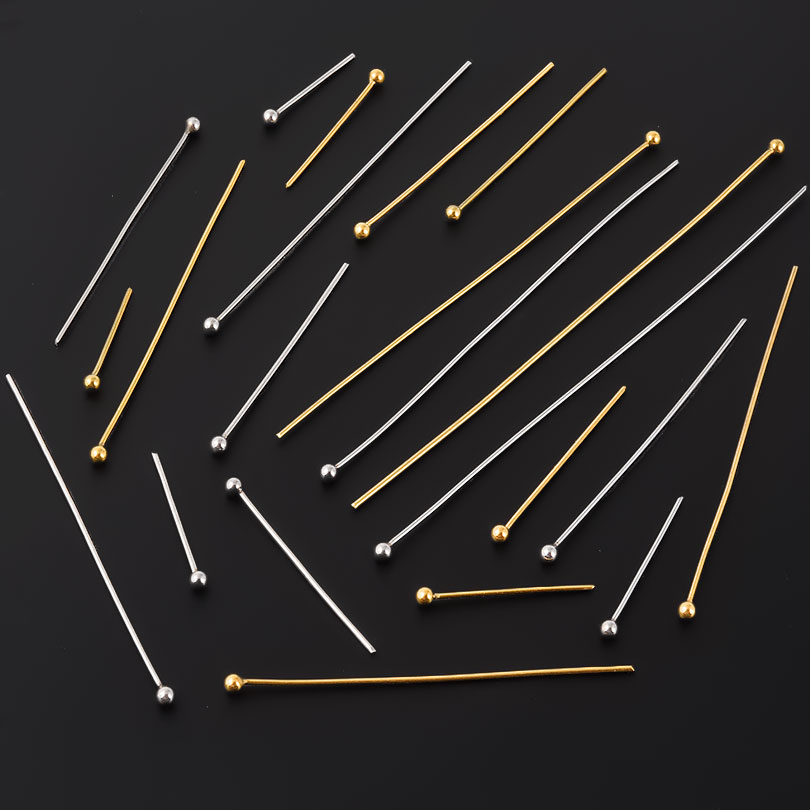 50pcs/Lot 18K Gold Plated Ball - Jewelry Making Drill บทวิจารณ์และราคา