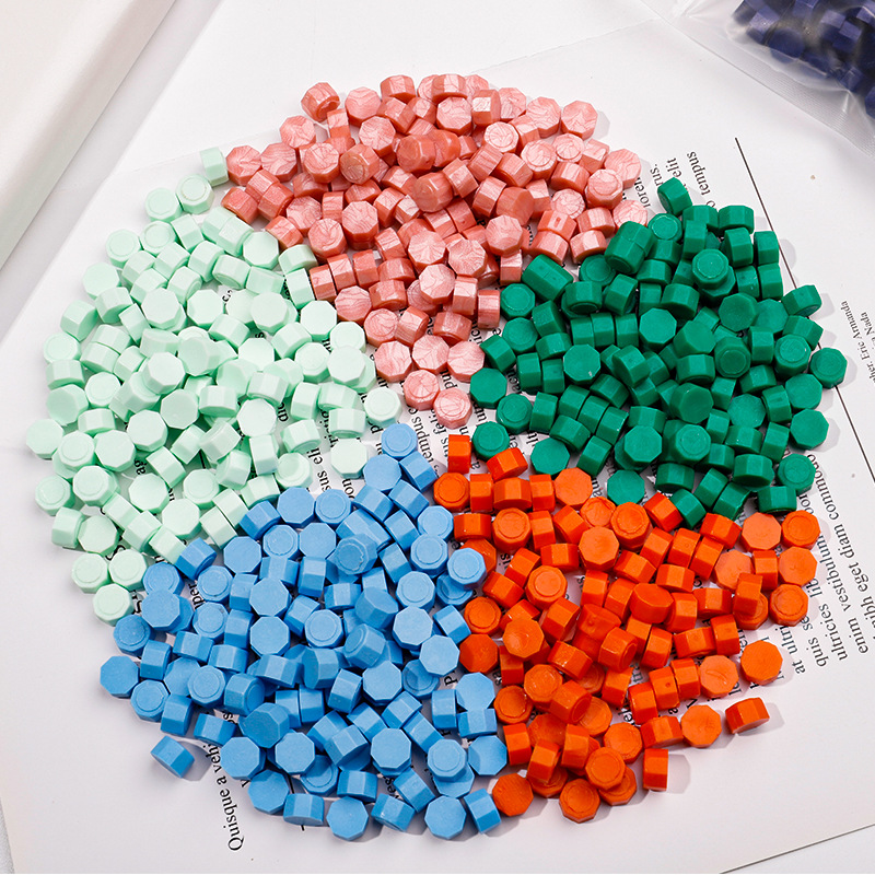 200pcs Octagonal Wax Seal Bead - Jewelry Making Wax บทวิจารณ์และราคา