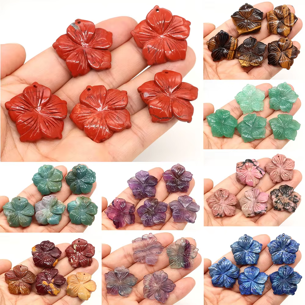28mm Drilled Peach Blossom Flo - Jewelry Making Drill บทวิจารณ์และราคา