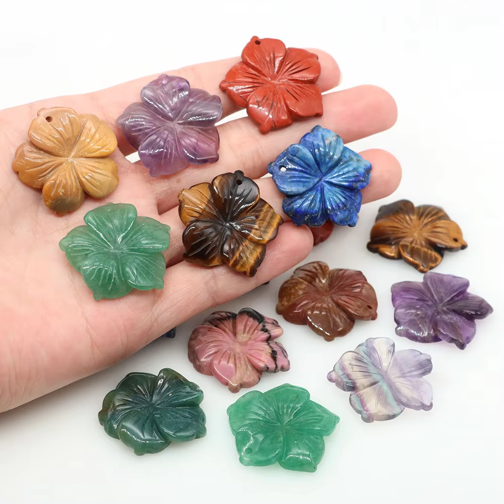 28mm Drilled Peach Blossom Flo - Jewelry Making Drill บทวิจารณ์และราคา