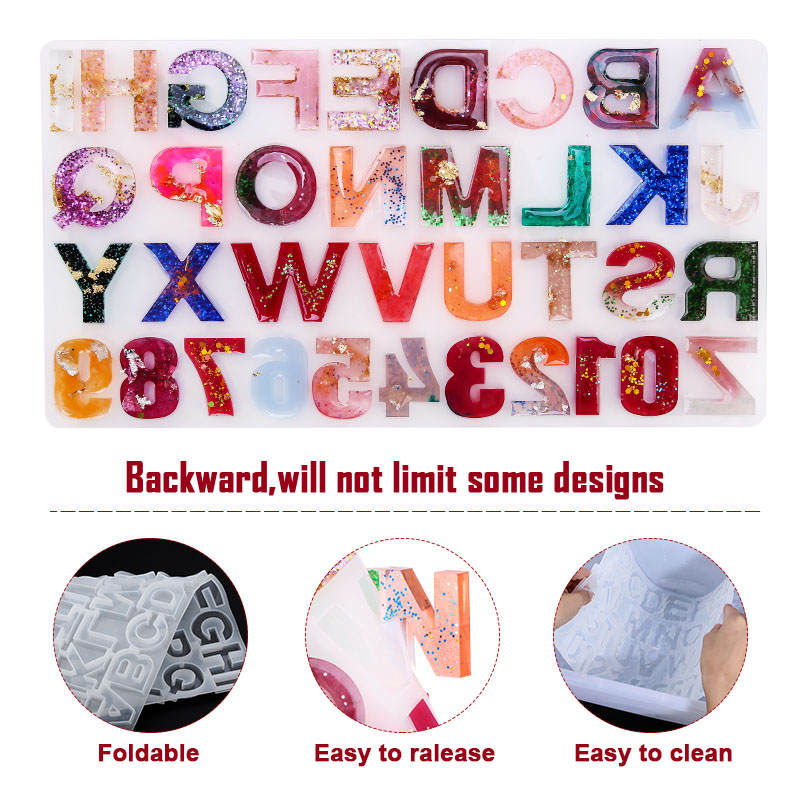 Alphabet Epoxy Resin Mold Kit  - Jewelry Making Drill บทวิจารณ์และราคา