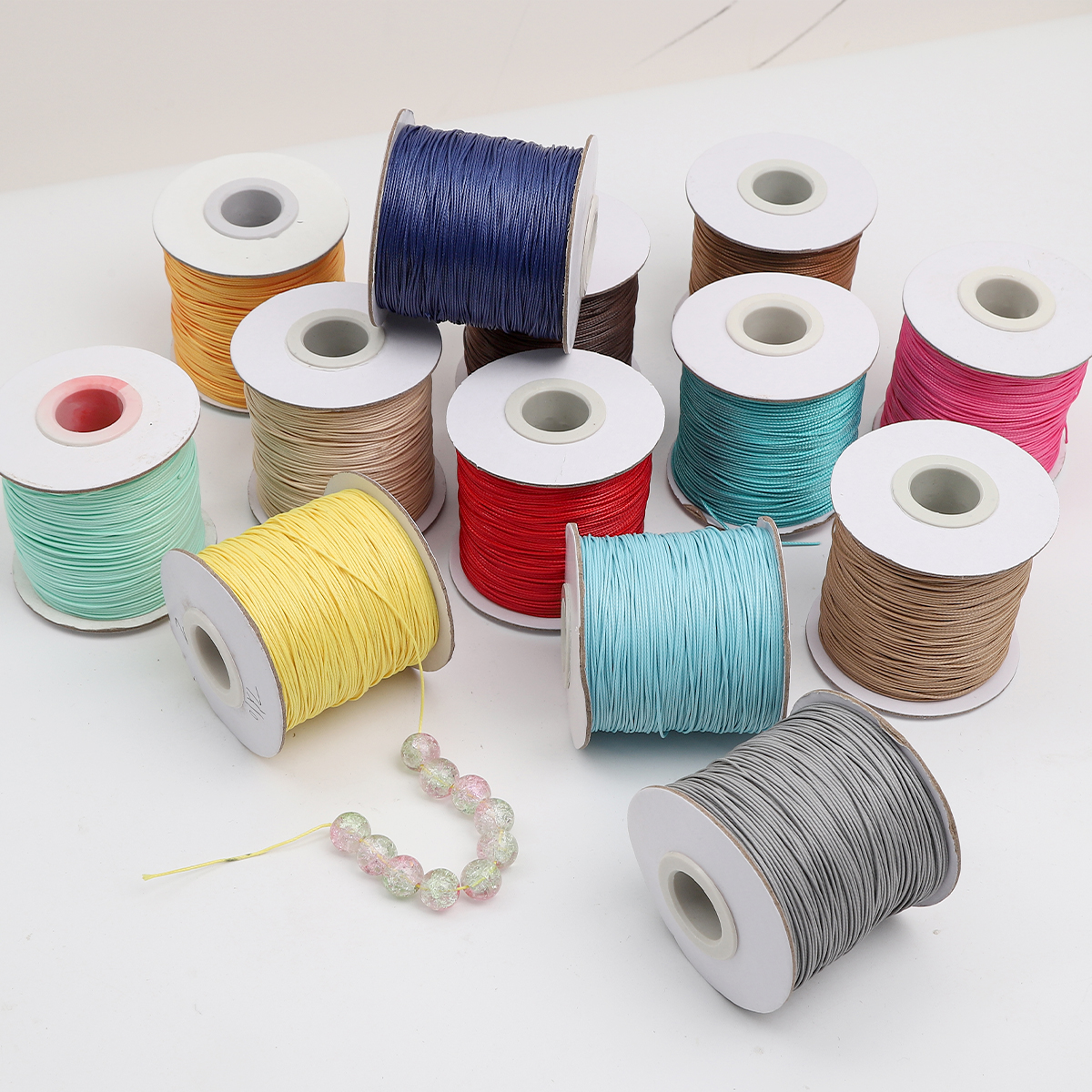 0.5mm Waxed Cotton Cord 10m Wa - Jewelry Making Wax บทวิจารณ์และราคา