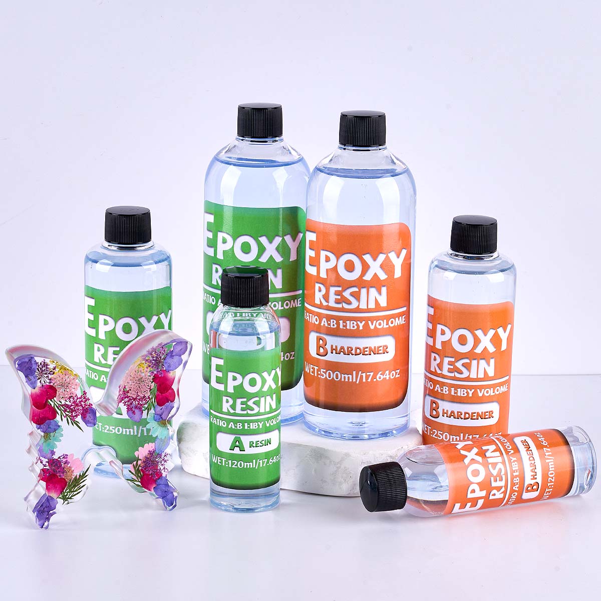 1:1 Ratio Epoxy Resin Kit Anti - Resin Mold Jewelry บทวิจารณ์และราคา