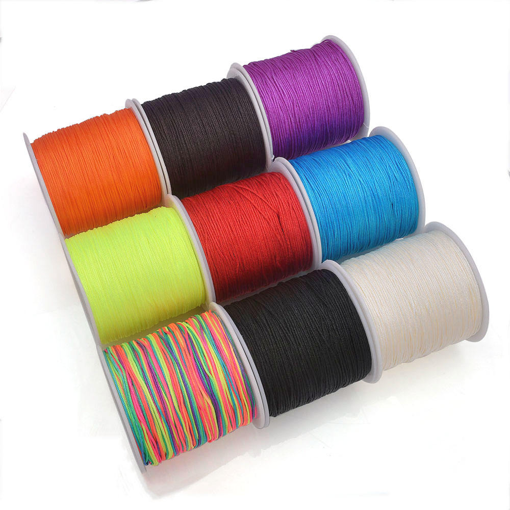 100Yards Craft Nylon Satin Cor - Jewelry Making Using Beads บทวิจารณ์และราคา