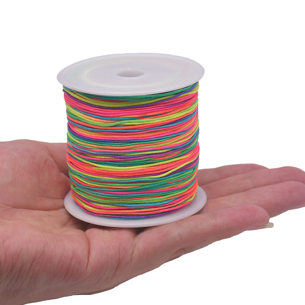 100Yards Craft Nylon Satin Cor - Jewelry Making Using Beads บทวิจารณ์และราคา