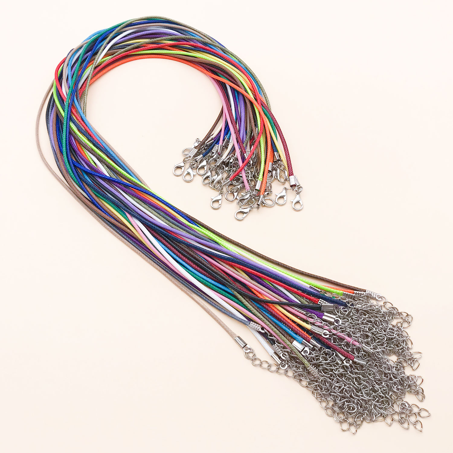 10pcs 45+5mm 1.5mm New Leather - Jewelry Making Wax บทวิจารณ์และราคา