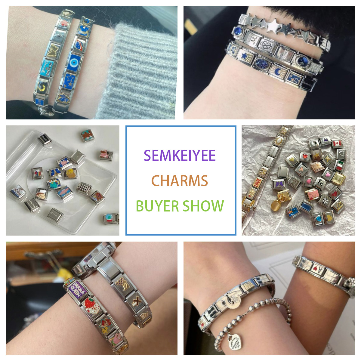 Stainless Steel Bracelet I Lov - Jewelry Making Rome บทวิจารณ์และราคา