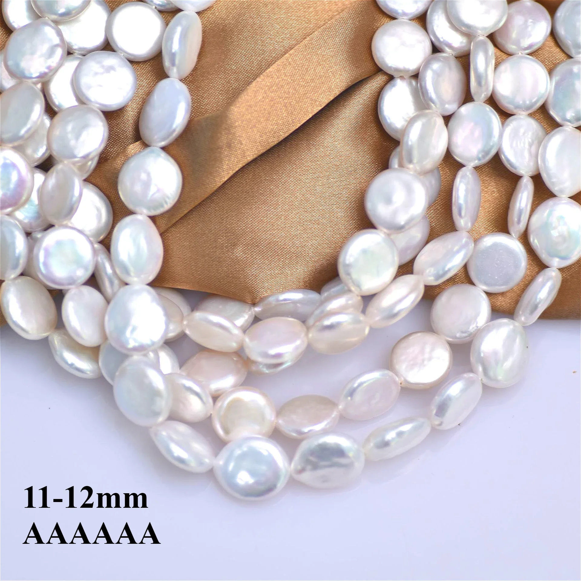 11-12mm 6A Natural Radiant Fre - Jewelry Making The Well บทวิจารณ์และราคา