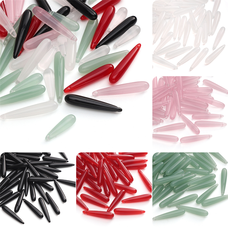 5pcs Beads Resin Teardrop Shap - Jewelry Making Resin บทวิจารณ์และราคา