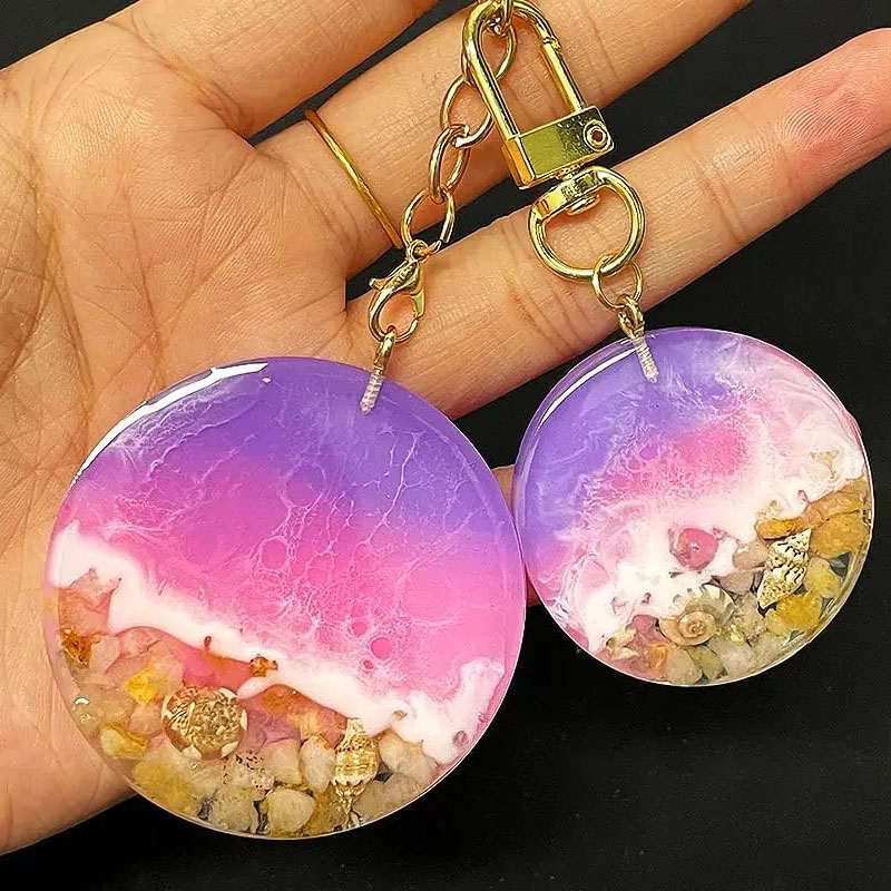 1.25-2 inch Circle Grip Round  - Resin Mold Jewelry บทวิจารณ์และราคา