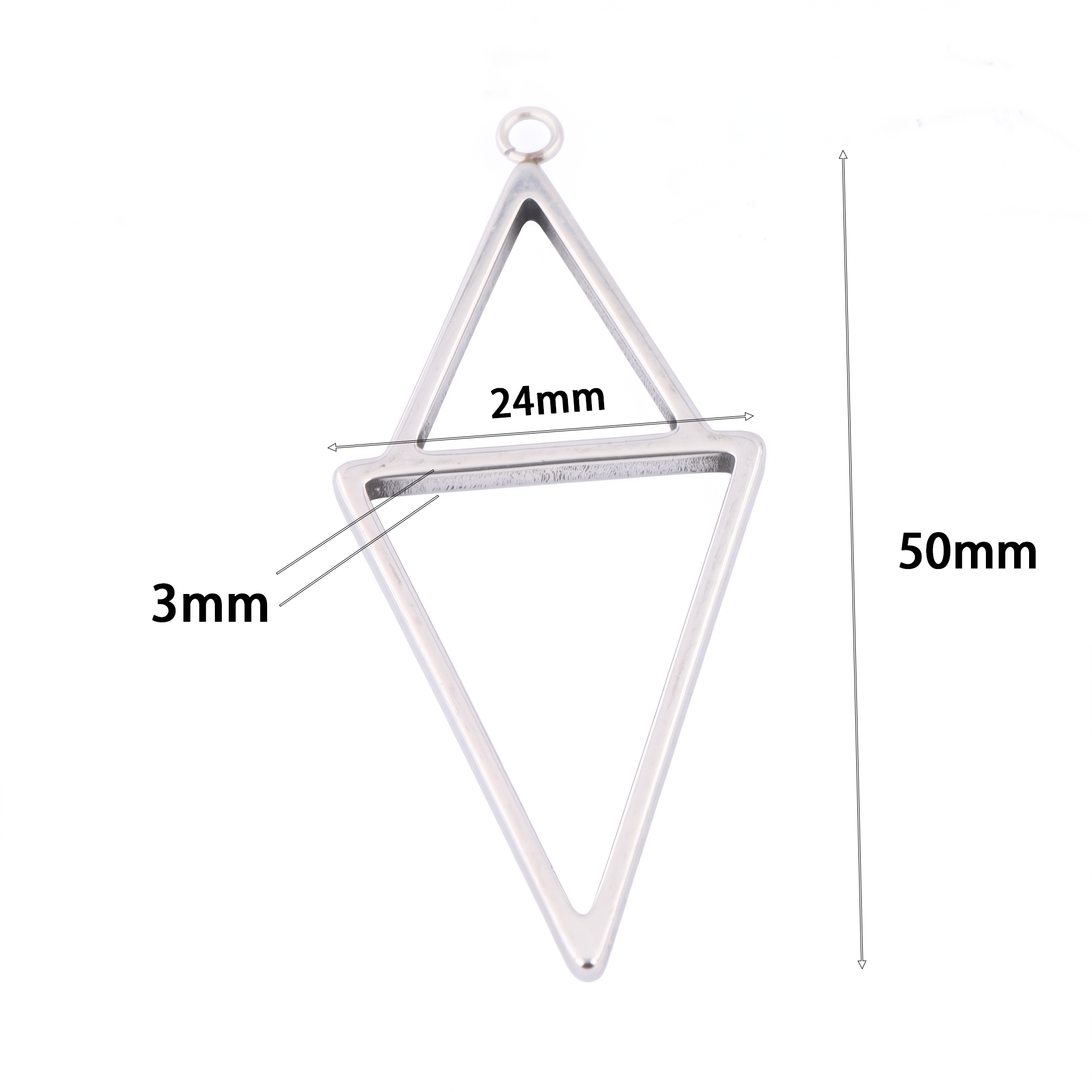 10pcs Square Triangle 3mm Thic - Jewelry Making Resin บทวิจารณ์และราคา