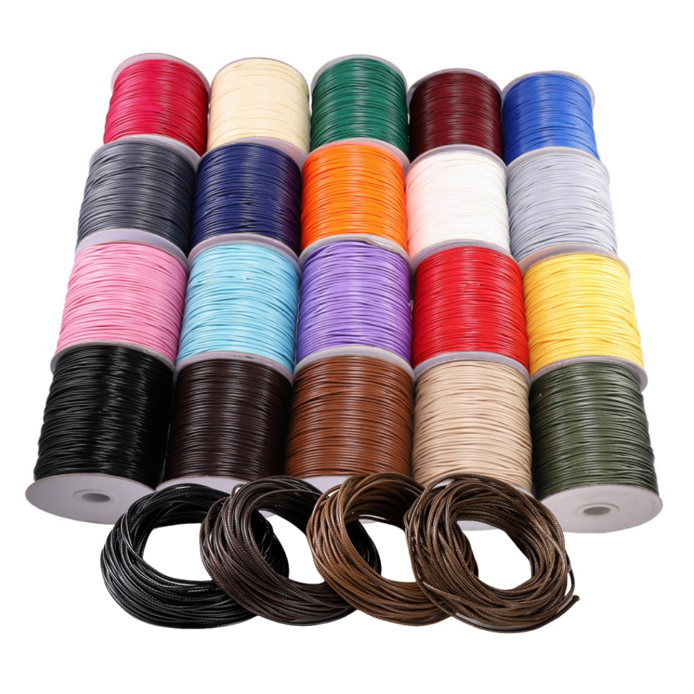 10M/Lot 0.5-2.5mm Leather Line - Jewelry Making Wax บทวิจารณ์และราคา