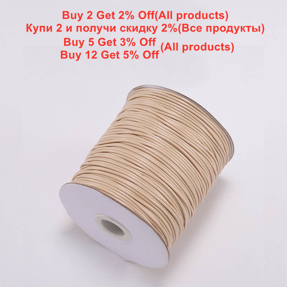 10M/Lot 0.5-2.5mm Leather Line - Jewelry Making Wax บทวิจารณ์และราคา