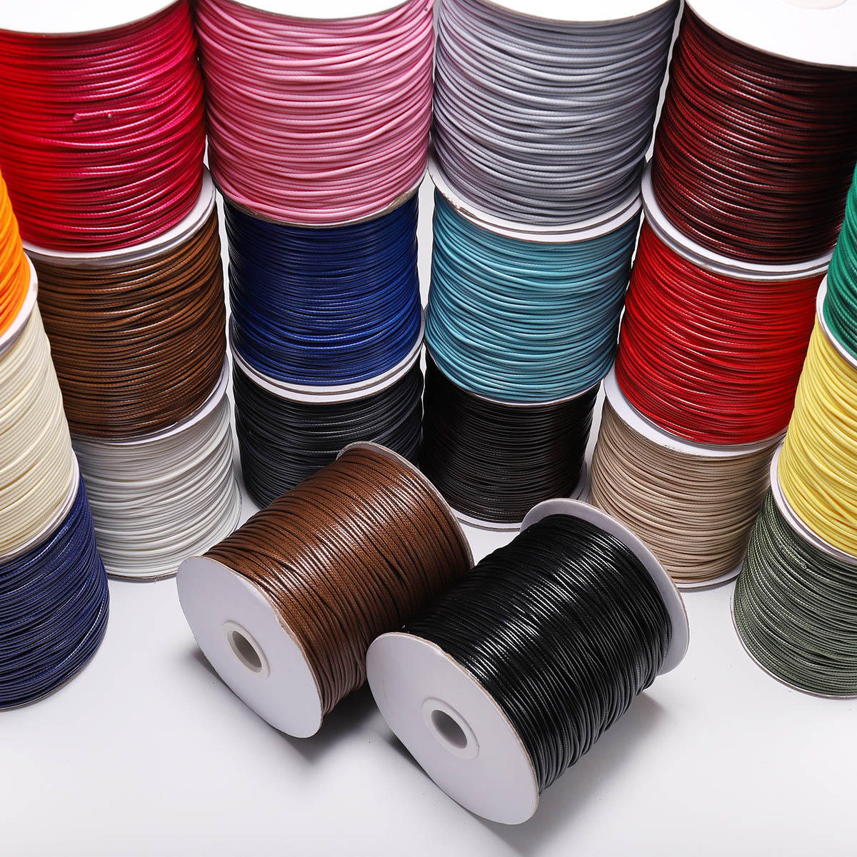 10M/Lot 0.5-2.5mm Leather Line - Jewelry Making Wax บทวิจารณ์และราคา