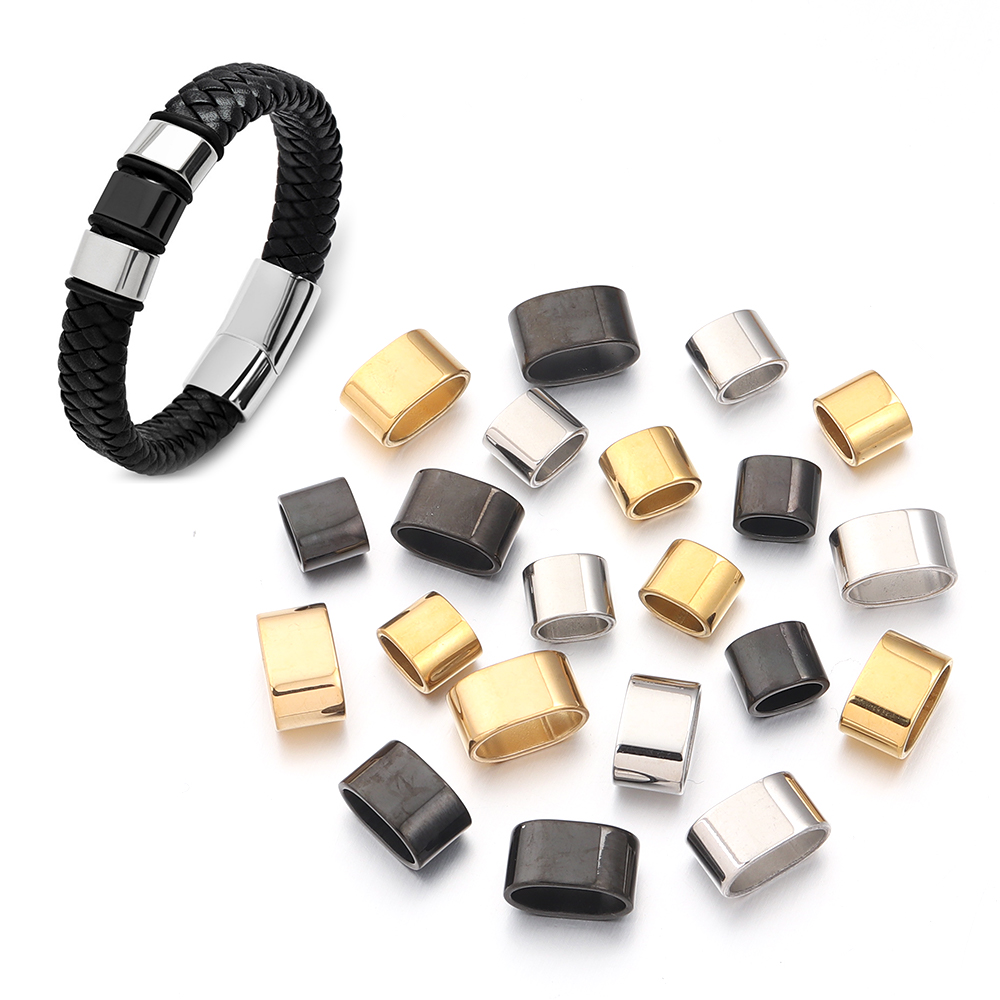6pcs Flat Stainless Steel Tube - Jewelry Making Name บทวิจารณ์และราคา