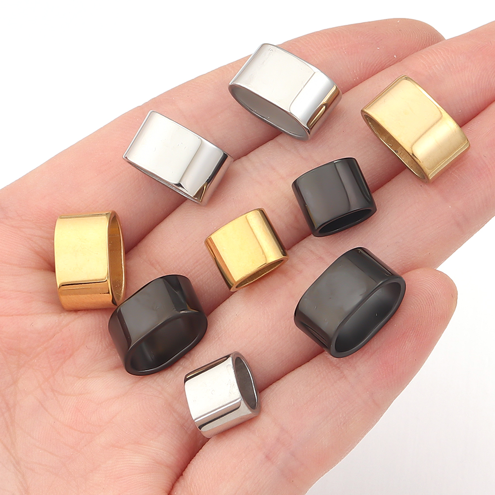 6pcs Flat Stainless Steel Tube - Jewelry Making Name บทวิจารณ์และราคา