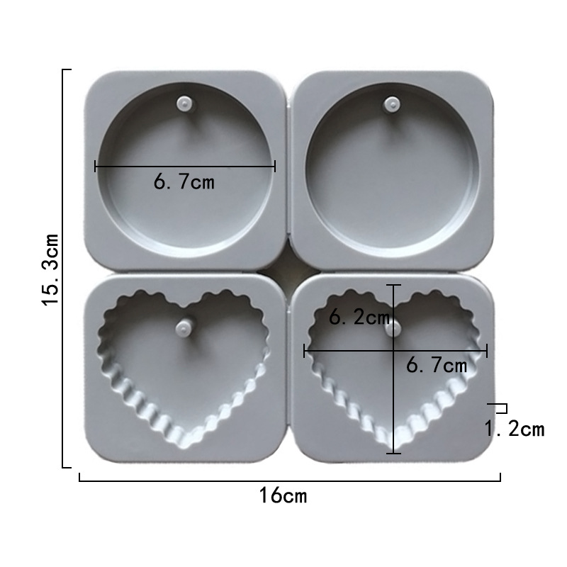 Round Heart Scented Wax Melt S - Jewelry Making Wax บทวิจารณ์และราคา