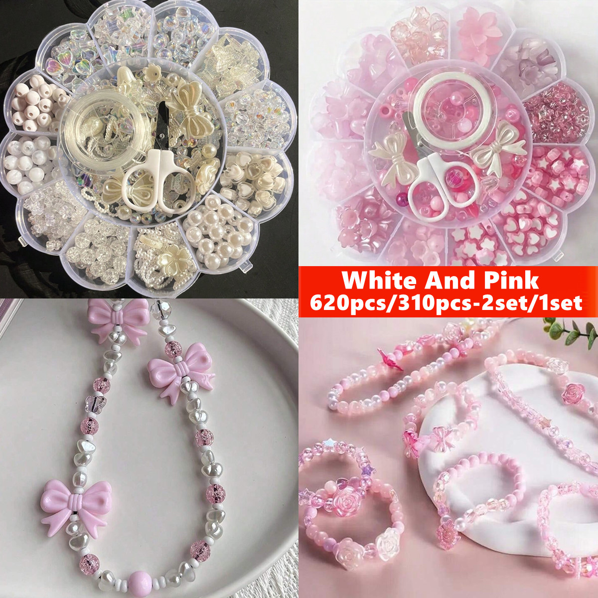 2Set/1Set 13 Grids Acrylic Flo - Jewelry Making Yarn บทวิจารณ์และราคา
