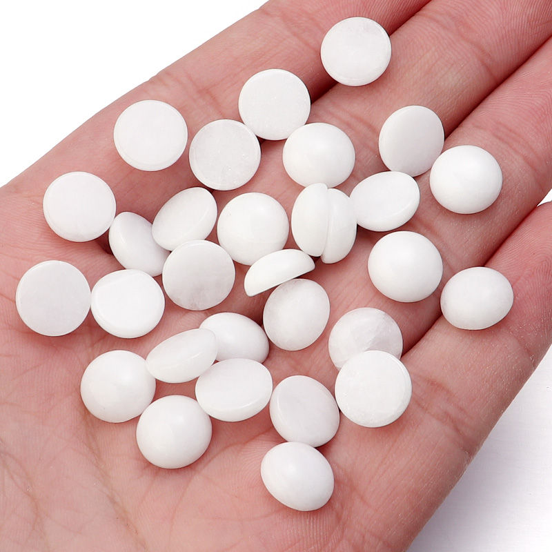Dc 5-10pcs/lot White Jade Natu - Jewelry Making Dc บทวิจารณ์และราคา