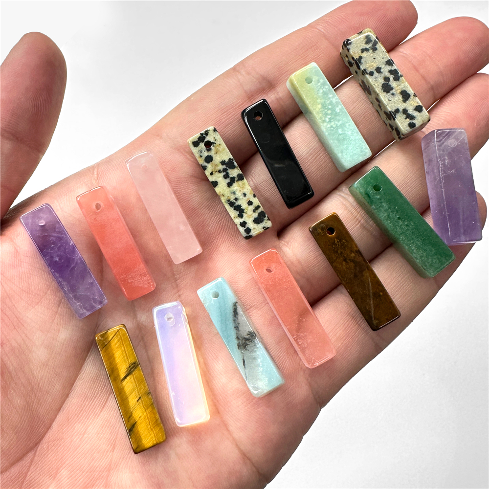 2Pcs/Lot 6X21MM Long Rectangle - Jewelry Making Drill บทวิจารณ์และราคา