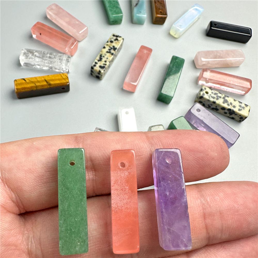 2Pcs/Lot 6X21MM Long Rectangle - Jewelry Making Drill บทวิจารณ์และราคา