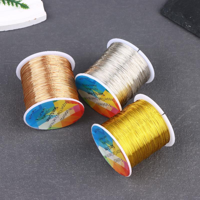 100m/328ft Fadeless Copper Cla - Jewelry Making Yarn บทวิจารณ์และราคา