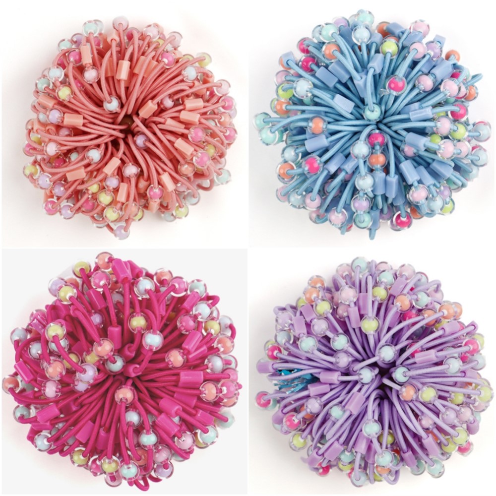 50pcs Cute Elastic Hair Ties P - Jewelry Making For Kids บทวิจารณ์และราคา