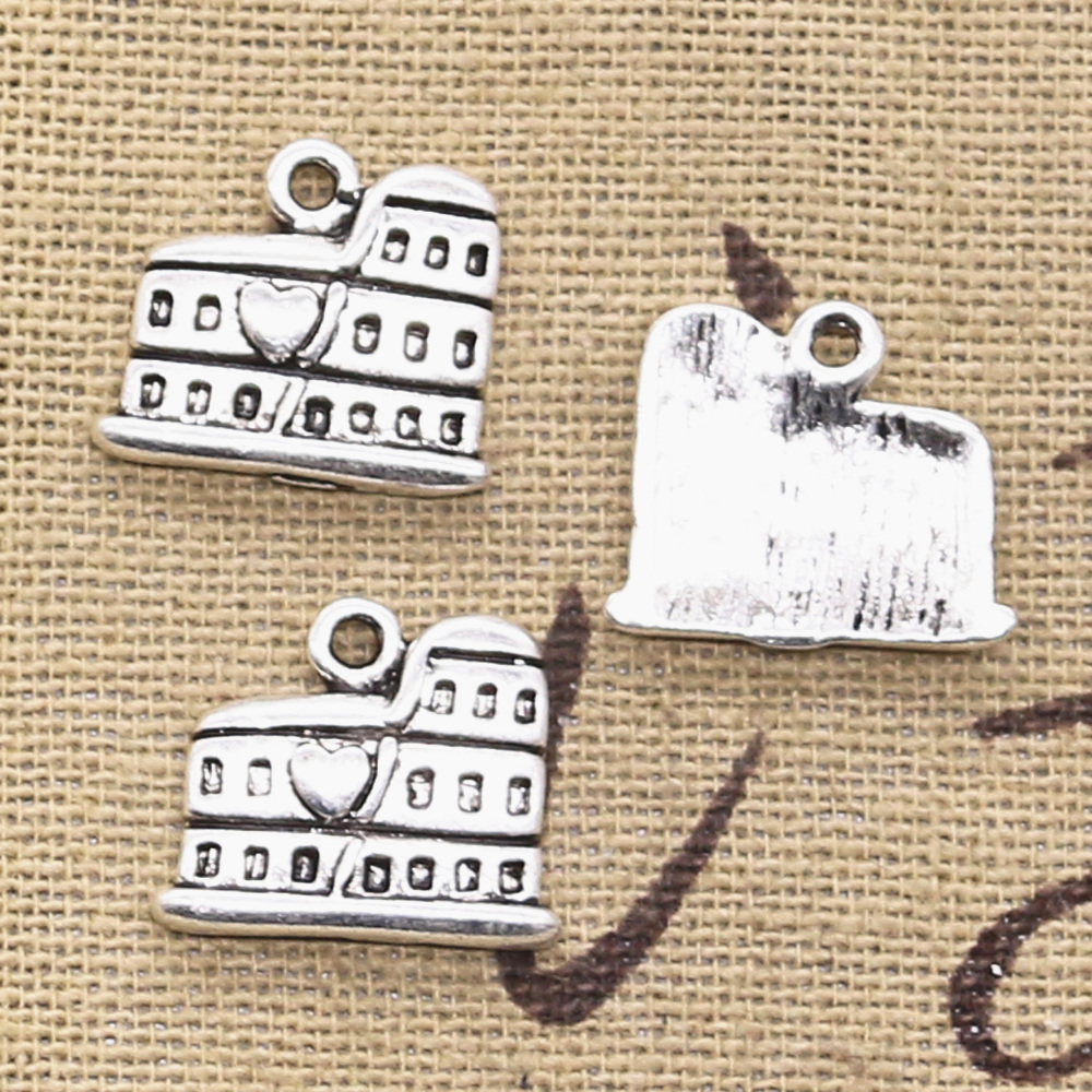 20pcs Charms Roman Colosseum R - Jewelry Making Rome บทวิจารณ์และราคา